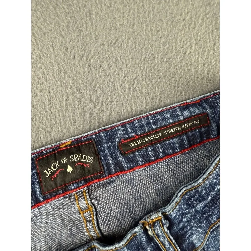 Jack Of Spades Jeans Men's 31x30* The High Roller Stretch‎ Denim Straight Leg